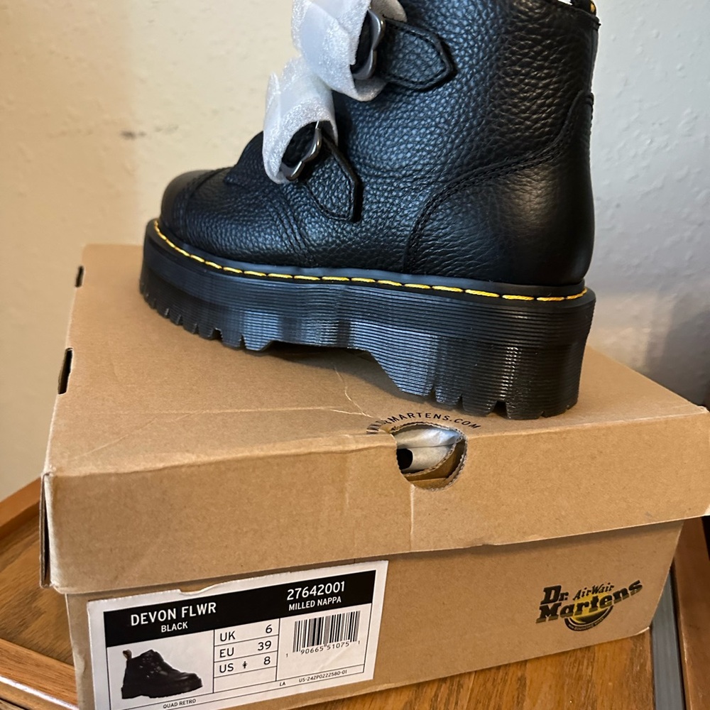 Dr. Martens Black Leather Boots